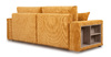 Диван-кровать угловой Оксфорд 714 композиция 1, шенилл STORM 8 горчичный, модульная система, сборка на любую сторону