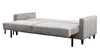 Диван-кровать прямой Арно ТД 563 велюр Лаки 02 серый жемчуг, Vertical 910 молочно-серый