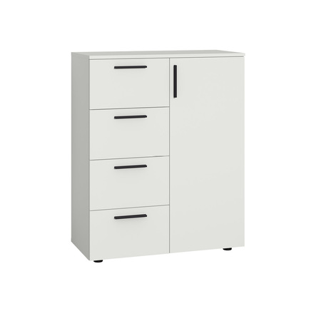 Прихожая Эйр композиция 2 белый PE шагрень, собирается на любую сторону