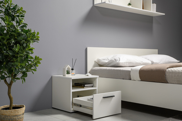 Спальня Эйр композиция 2 белый РЕ шагрень, спальное место 120 х 200