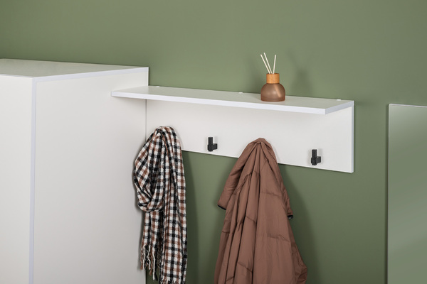 Вешалка навесная Эйр 16.551.01 белый РЕ шагрень