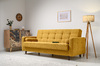 Диван-кровать прямой Эмили ТД 914 велюр горчичный