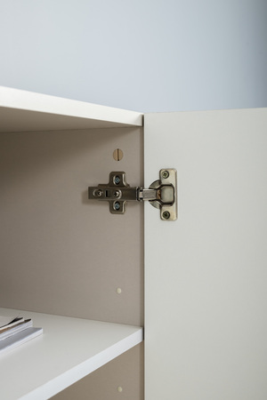 Шкаф Флоу 16.329 кашемир 5981 BS, белый PE шагрень, фотопечать