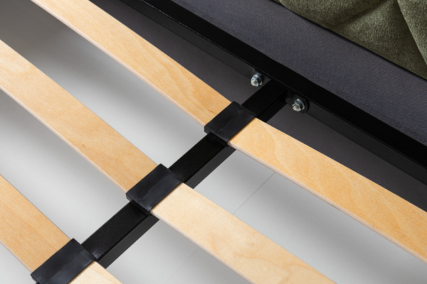 Кровать Марион 160 велюр OCEAN 012 темно-зеленый с ортопедическим основанием и подъемным механизмом (спальное место 160 х 200)