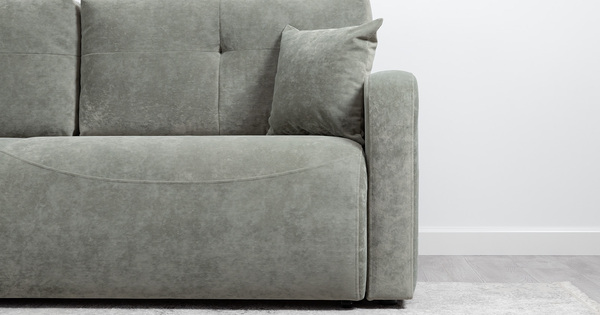 Диван-кровать прямой Марсель ТД 700 велюр Aura 17 зеленый