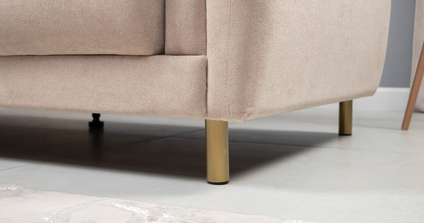 Диван-кровать прямой Оникс ТД 204 велюр Ocean 003 бежевый