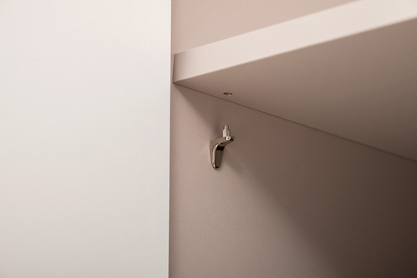 Шкаф-пенал Ричфорд 16.327.01 кашемир 5981 BS, моно керамика D166-2 ПВХ (собирается на любую сторону)