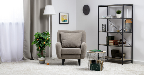 Кресло для отдыха Шон ТК 271 велюр Romeo 03 капучино