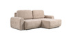 Диван-кровать угловой Тэдди 1502 композиция 2, букле Pique 006 бежевый, модульная система, сборка на любую сторону